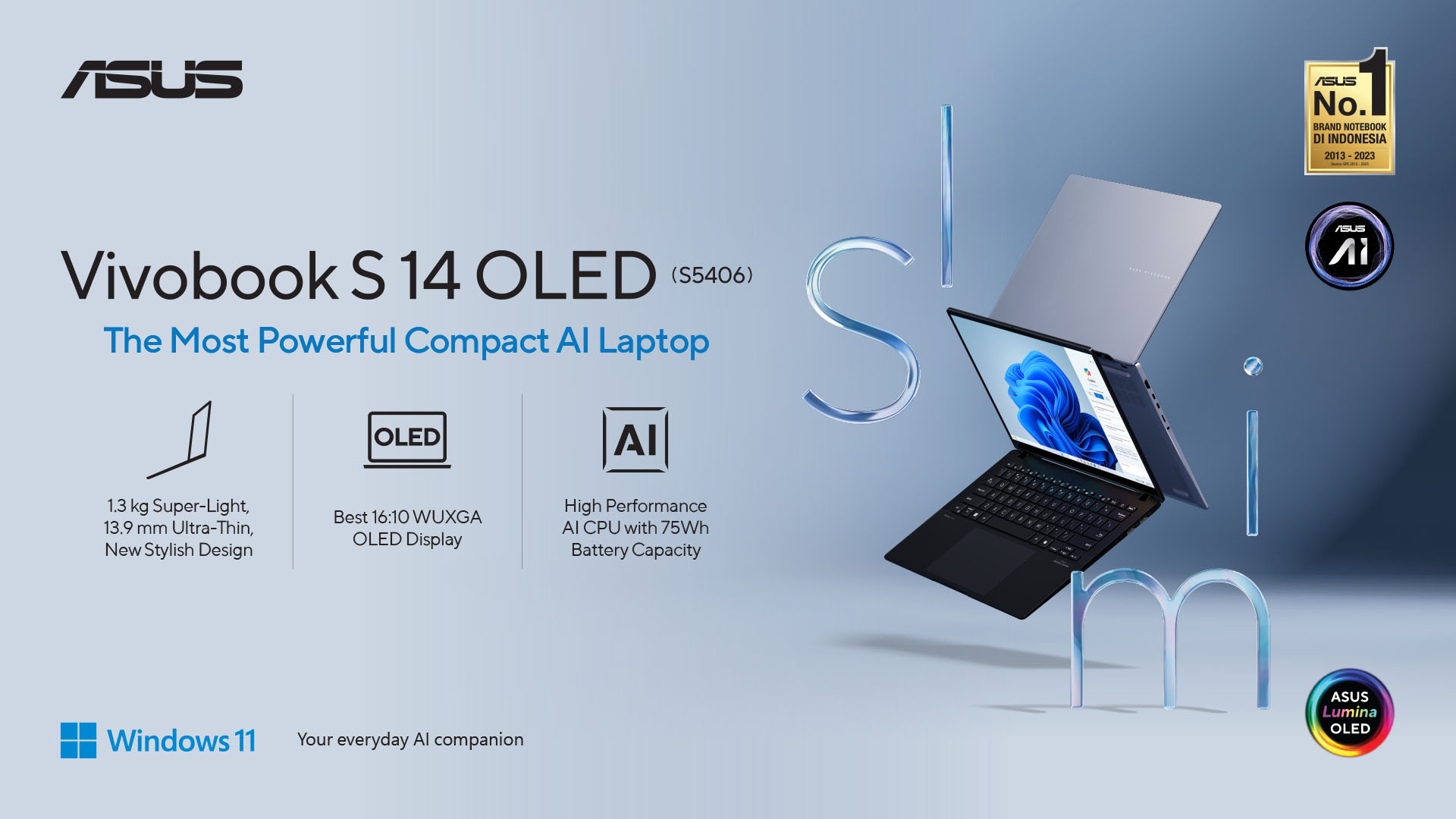 Laptop AI Terbaik, Benarkah Vivobook S 14 OLED Pilihannya?